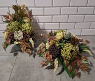 komplet nagrobny, zielony