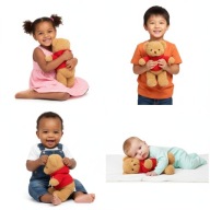 MIS PLUSZOWY MASKOTKA PRZYTULANKA MIEKKI DUZY W SWETERKU UBRANKU 30 CM XL