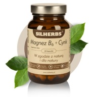 Solherbs Magnez B6 + Cynk 60 Vege Kaps