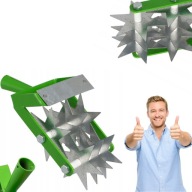 KULTYWATOR TAMAX METALOWY RĘCZNY SPULCHNIACZ GLEBY 14,5CM OGRODOWY ZIELONY