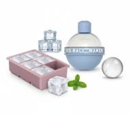 2x FORMA SILIKONOWA DO LODU KOSTEK FOREMKA FOREMKI NA KOSTKI DUŻE XXL