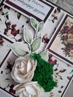 Kartka w pudełku ślub ślubna pamiatka pamiatka