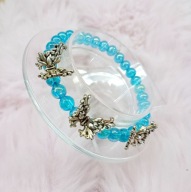 Bransoletka błękit motylki / 6423 Oliwia Kurowska, Kuba Kurowski