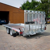 PRZYCZEPA pod Minikoparkę TEMARED Builder 3518/2 350x160 DMC 3,5 BUDOWLANKA