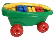 WÓZEK Z RĄCZKĄ Z KLOCKAMI HEMAR TRANSPORTER