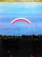 Jan Sawka - Polonia. Expo Sevilla 1992 - plakat