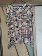 BLUZKA DAMSKA LUŹNA DŁUŻSZA ŁADNA KOLORYSTYCZNIE R.4XL/5XL