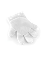 Rękawiczki foliowe ochronne – uniwersalne | Zrywki na zawieszce | 100 szt.