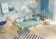 Łóżko dziecięce 200cm x 90cm Montessori Hit Drewniane Dla dziecka