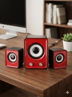 Tytuł ogłoszenia: Głośniki Komputerowe EBOX 2.1 | Mega Bass | USB