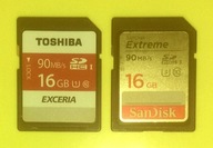 SDHC 16 GB >> S A N D I S K Extreme 90MB/s