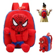 PLECAK PLUSZOWY DLA PRZEDSZKOLAKA 2w1 Z MASKOTKĄ SPIDERMAN PLUSZAK PREZENT