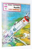 GPM nr.10 P 47 D THUNDERBOLT Republic 1:33