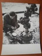 PRL geologia nafta kopalnia Rybaki 60te fot. Staszyszyn duża