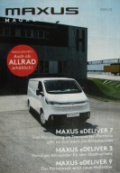 Maxus eDeliver modele prospekt 09 2024 model 2025