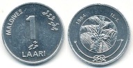 Malediwy 1 Laari - 1984 ... Monety