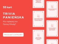 TRIVIA PANIEŃSKA GRA KARCIANA - PRODUKTY CYFROWY