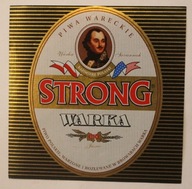 ETYKIETA - BROWAR WARKA - STRONG - WARKA - PIWA WARECKIE