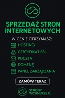 Strona internetowa WWW + hosting + domena + SSL + poczta + panel CMS