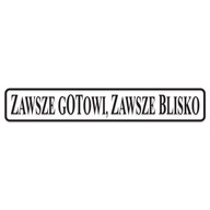 Naklejka WOT ZAWSZE GOTOWI, ZAWSZE BLISKO WOJSKO OBRONA TERYTORIALNA