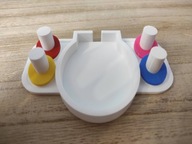 Podstawka Braun Oral-B iO(6) na ładowarkę i 4 końcówki kolorowe pierścienie