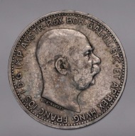 AUSTRO-WĘGRY, 1 KORONA 1916 - B.ŁADNA