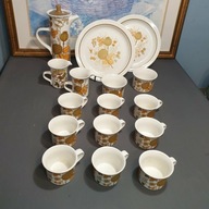 Zestaw kawowy / śniadaniowy – Made in England – rustykalny vintage