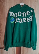 NOUS TOUS zielona męska bluza z kapturem XXL