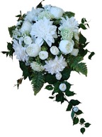 Stroik na grób kompozycja nagrobna na cmentarz sztuczne kwiaty