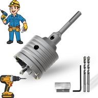 Otwornica do betonu 55mm z przedłużeniem SDS-Plus 110mm CSOOM - PRACA