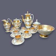 Serwis Empire Złoto Vieux Paris 1810-1820