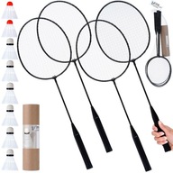 Zestaw do badmintona Vilde 2 rakiety + lotki komplet