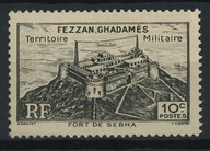 Francja, Fezzan-Ghadames 10c*