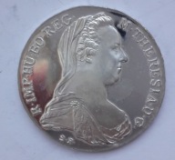 1 talar Maria Teresa Austria moneta inwest. 23.39g czystego SREBRA lustrz.
