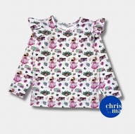 Chrisma – Bluzka z długim rękawem z motywem wróżki-baletnicy – 104 4 lata