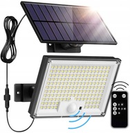 LAMPA SOLARNA LED Z OSOBNYM PANELEM PILOT Z CZUJNIKIEM ZMIERZCHU RUCHU