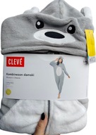 KOMBINEZON DAMSKI PIŻAMA Z KAPRUREM L/XL