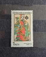 Czechosłowacja 1kcs karta Dama Pik 1984 ** czysty