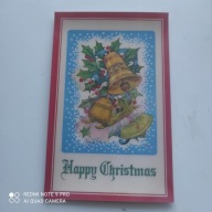 POCZTÓWK TRÓJWYMIAROWA ZMIENIAJĄCA POSTACIE DZWONEK MIKOŁAJ HAPPY CHRISTMAS