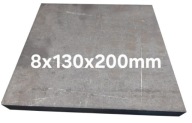 Blacha stalowa formatka z blachy 8mm 130x200mm
