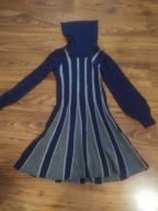 36 DZIANINOWA SUKIENKA Z GOLFEM