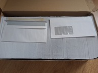 Koperta z okienkiem DL (110 x 220 mm) biały 1000 szt. bez kleju