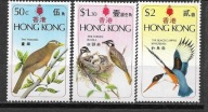 Hong Kong xx M317 fauna ptaki MNH VF drogie