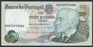 Portugalia 20 escudos 1978 - Gago Coutinho - BBR - stan bankowy UNC