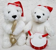 ORYGINALNA MASKOTKA MIŚ POLARNY COCA COLA VINTAGE 2 MISIE ŚWIĄTECZNE