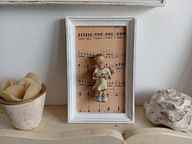 OBRAZ DEKOR ANIOŁ, NUTY, SHABBY CHIC