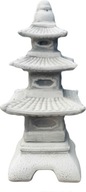 Japońska Pagoda Lampa Betonowa Dekoracyjna Figura Ogrodowa 14 kg 46cm