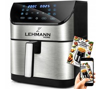 Airfryer Frytkownica Beztłuszczowa 8L Lehmann 12 Programów Zdrowa Kuchnia