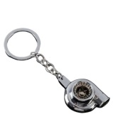 Breloczek do kluczy turbina prezent dla kierowcy srebrny gwizdek auto