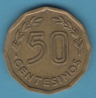 (1UR18) Urugwaj 50 centésimos, 1977